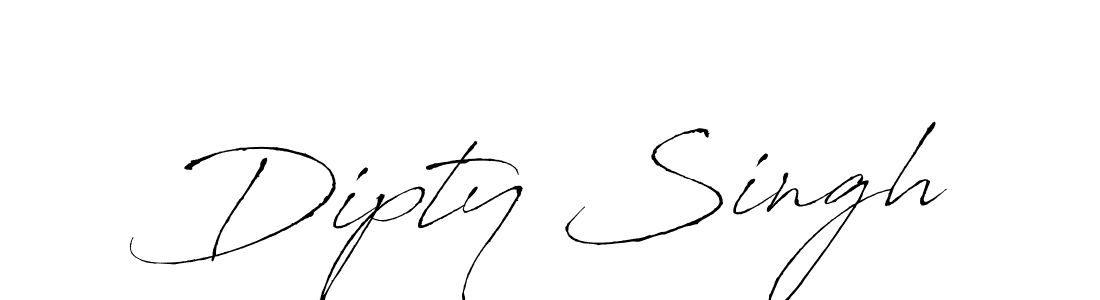 Also You can easily find your signature by using the search form. We will create Dipty Singh name handwritten signature images for you free of cost using Antro_Vectra sign style. Dipty Singh signature style 6 images and pictures png