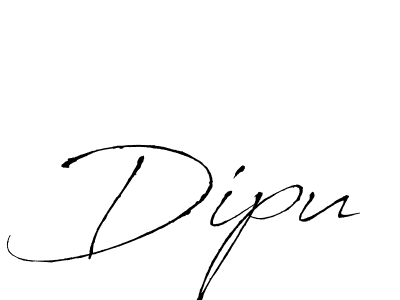 Make a beautiful signature design for name Dipu. With this signature (Antro_Vectra) style, you can create a handwritten signature for free. Dipu signature style 6 images and pictures png