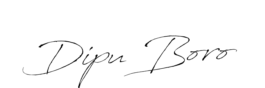 Also we have Dipu Boro name is the best signature style. Create professional handwritten signature collection using Antro_Vectra autograph style. Dipu Boro signature style 6 images and pictures png