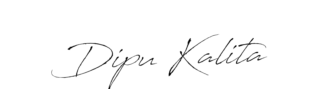 How to make Dipu Kalita signature? Antro_Vectra is a professional autograph style. Create handwritten signature for Dipu Kalita name. Dipu Kalita signature style 6 images and pictures png