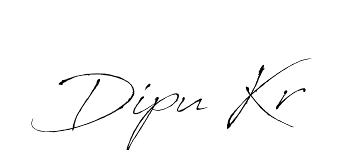 Use a signature maker to create a handwritten signature online. With this signature software, you can design (Antro_Vectra) your own signature for name Dipu Kr. Dipu Kr signature style 6 images and pictures png