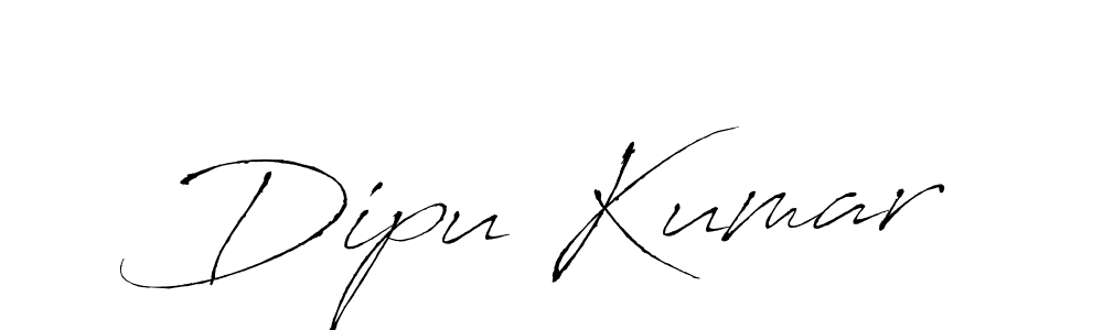 How to make Dipu Kumar name signature. Use Antro_Vectra style for creating short signs online. This is the latest handwritten sign. Dipu Kumar signature style 6 images and pictures png