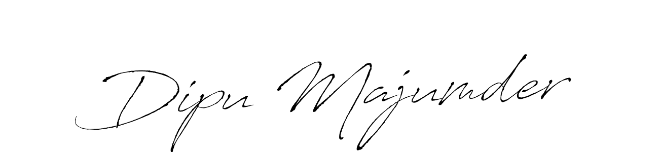 Make a beautiful signature design for name Dipu Majumder. With this signature (Antro_Vectra) style, you can create a handwritten signature for free. Dipu Majumder signature style 6 images and pictures png