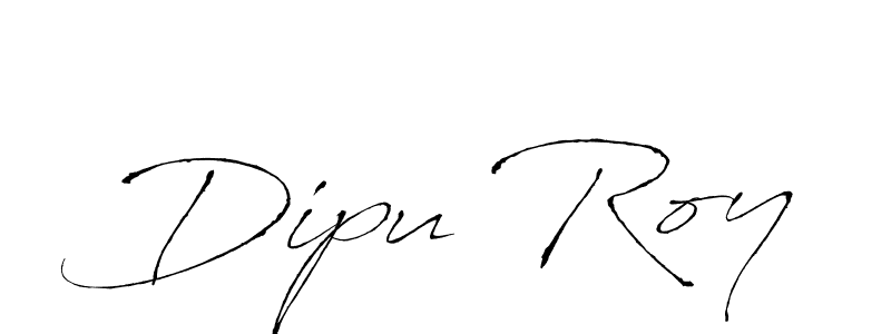 Design your own signature with our free online signature maker. With this signature software, you can create a handwritten (Antro_Vectra) signature for name Dipu Roy. Dipu Roy signature style 6 images and pictures png