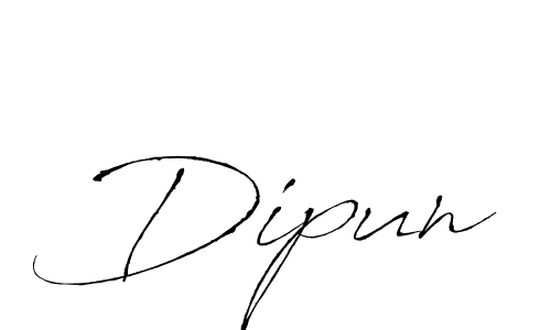 How to make Dipun signature? Antro_Vectra is a professional autograph style. Create handwritten signature for Dipun name. Dipun signature style 6 images and pictures png