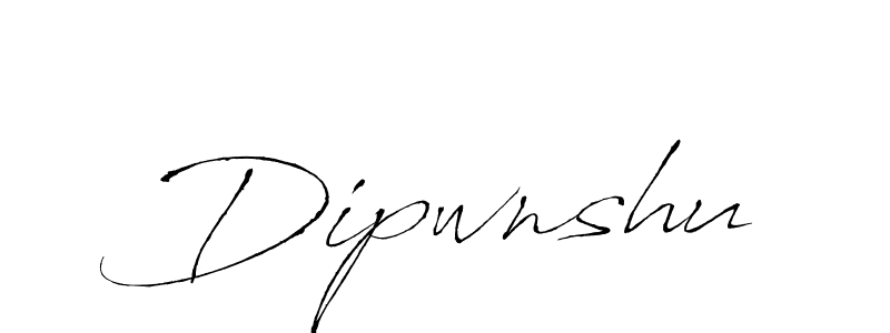 Design your own signature with our free online signature maker. With this signature software, you can create a handwritten (Antro_Vectra) signature for name Dipwnshu. Dipwnshu signature style 6 images and pictures png