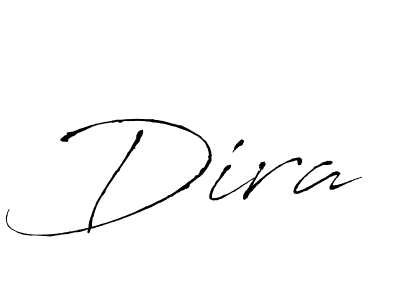 Make a beautiful signature design for name Dira. With this signature (Antro_Vectra) style, you can create a handwritten signature for free. Dira signature style 6 images and pictures png