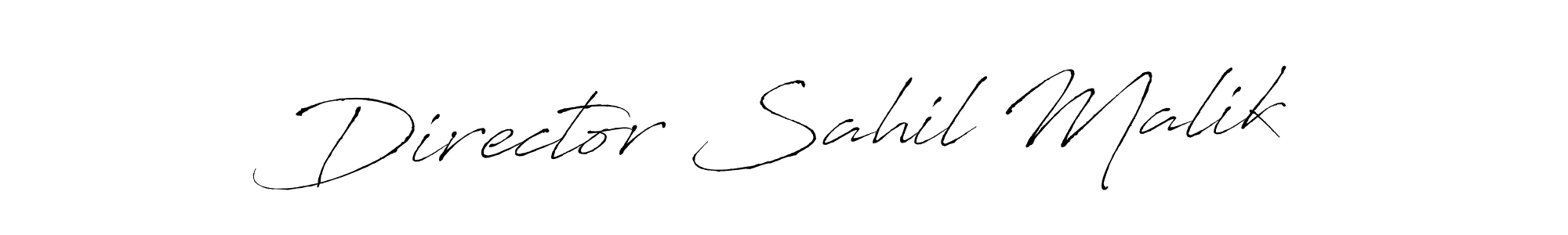 The best way (Antro_Vectra) to make a short signature is to pick only two or three words in your name. The name Director Sahil Malik include a total of six letters. For converting this name. Director Sahil Malik signature style 6 images and pictures png