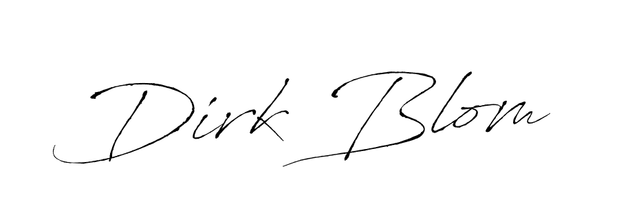 Create a beautiful signature design for name Dirk Blom. With this signature (Antro_Vectra) fonts, you can make a handwritten signature for free. Dirk Blom signature style 6 images and pictures png
