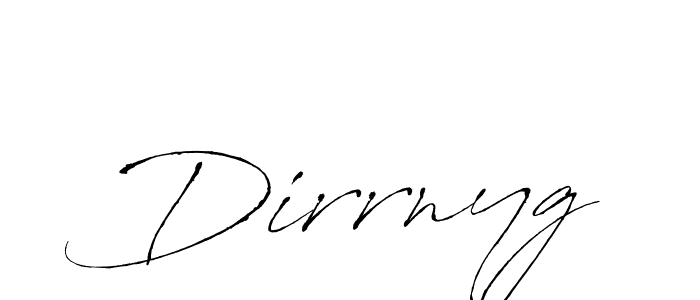 Design your own signature with our free online signature maker. With this signature software, you can create a handwritten (Antro_Vectra) signature for name Dirrnyg. Dirrnyg signature style 6 images and pictures png