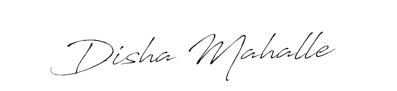 Create a beautiful signature design for name Disha Mahalle. With this signature (Antro_Vectra) fonts, you can make a handwritten signature for free. Disha Mahalle signature style 6 images and pictures png