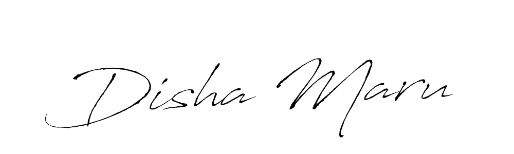 Use a signature maker to create a handwritten signature online. With this signature software, you can design (Antro_Vectra) your own signature for name Disha Maru. Disha Maru signature style 6 images and pictures png