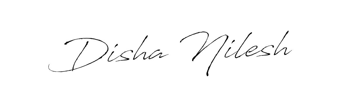 Use a signature maker to create a handwritten signature online. With this signature software, you can design (Antro_Vectra) your own signature for name Disha Nilesh. Disha Nilesh signature style 6 images and pictures png