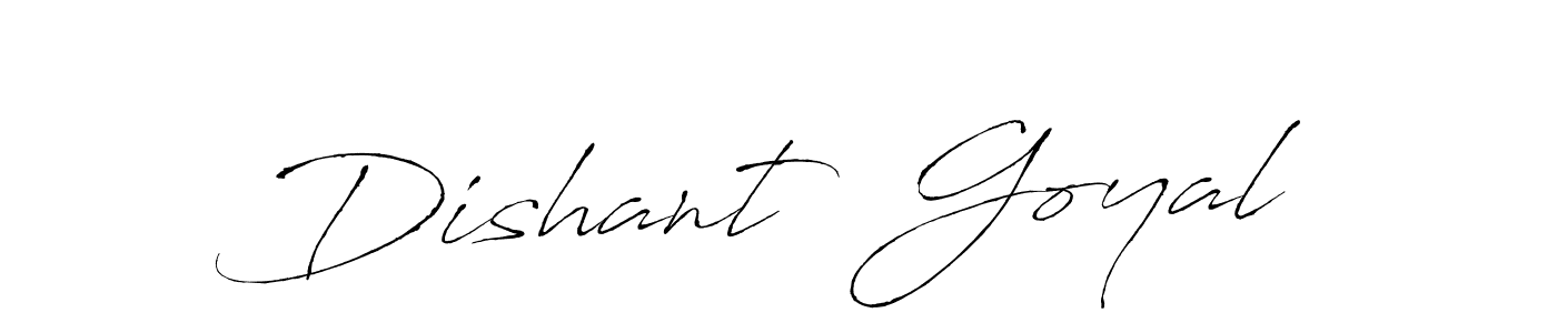 It looks lik you need a new signature style for name Dishant  Goyal. Design unique handwritten (Antro_Vectra) signature with our free signature maker in just a few clicks. Dishant  Goyal signature style 6 images and pictures png