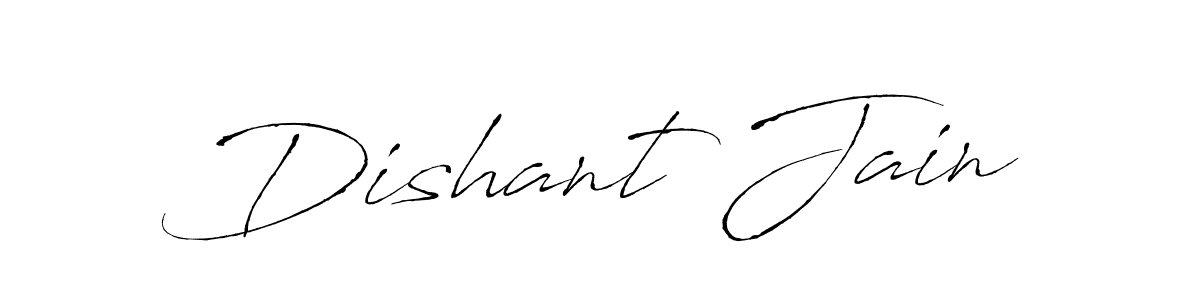 Antro_Vectra is a professional signature style that is perfect for those who want to add a touch of class to their signature. It is also a great choice for those who want to make their signature more unique. Get Dishant Jain name to fancy signature for free. Dishant Jain signature style 6 images and pictures png