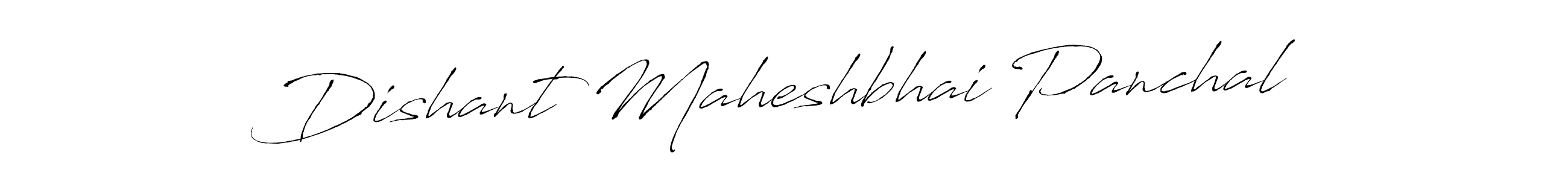 This is the best signature style for the Dishant Maheshbhai Panchal name. Also you like these signature font (Antro_Vectra). Mix name signature. Dishant Maheshbhai Panchal signature style 6 images and pictures png