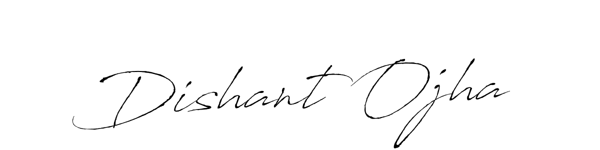 Make a short Dishant Ojha signature style. Manage your documents anywhere anytime using Antro_Vectra. Create and add eSignatures, submit forms, share and send files easily. Dishant Ojha signature style 6 images and pictures png