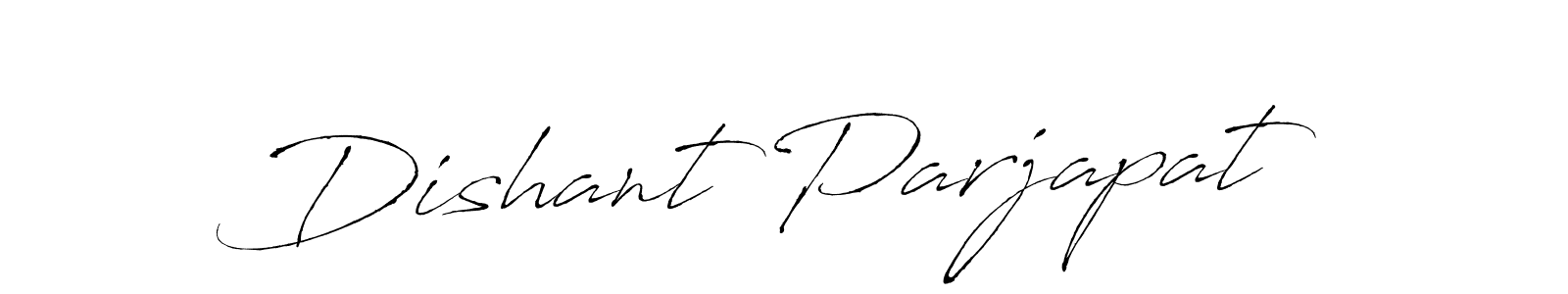 Make a beautiful signature design for name Dishant Parjapat. Use this online signature maker to create a handwritten signature for free. Dishant Parjapat signature style 6 images and pictures png