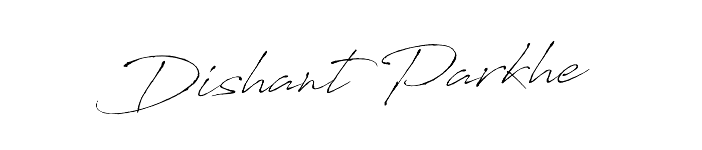 Use a signature maker to create a handwritten signature online. With this signature software, you can design (Antro_Vectra) your own signature for name Dishant Parkhe. Dishant Parkhe signature style 6 images and pictures png