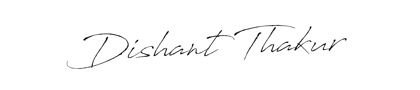 Dishant Thakur stylish signature style. Best Handwritten Sign (Antro_Vectra) for my name. Handwritten Signature Collection Ideas for my name Dishant Thakur. Dishant Thakur signature style 6 images and pictures png