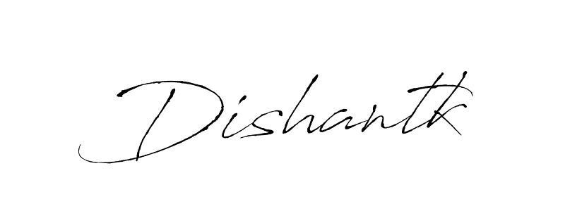 Antro_Vectra is a professional signature style that is perfect for those who want to add a touch of class to their signature. It is also a great choice for those who want to make their signature more unique. Get Dishantk name to fancy signature for free. Dishantk signature style 6 images and pictures png