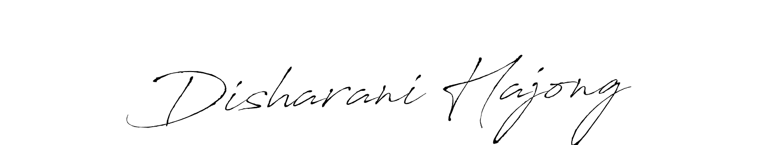 The best way (Antro_Vectra) to make a short signature is to pick only two or three words in your name. The name Disharani Hajong include a total of six letters. For converting this name. Disharani Hajong signature style 6 images and pictures png