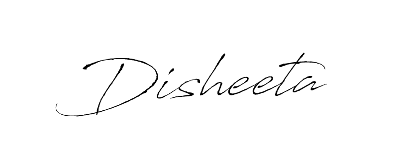 Design your own signature with our free online signature maker. With this signature software, you can create a handwritten (Antro_Vectra) signature for name Disheeta. Disheeta signature style 6 images and pictures png