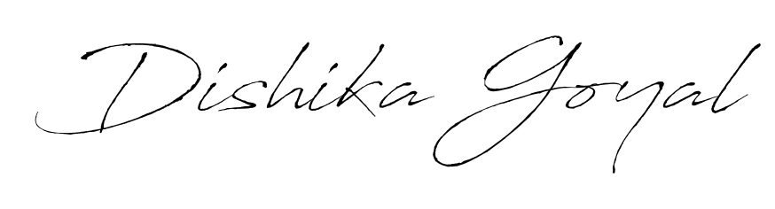 Dishika Goyal stylish signature style. Best Handwritten Sign (Antro_Vectra) for my name. Handwritten Signature Collection Ideas for my name Dishika Goyal. Dishika Goyal signature style 6 images and pictures png