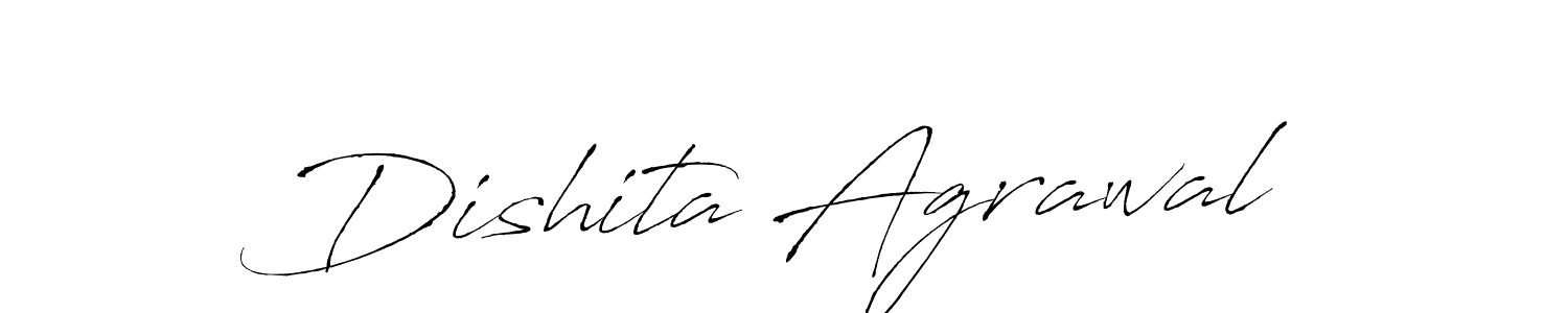 Design your own signature with our free online signature maker. With this signature software, you can create a handwritten (Antro_Vectra) signature for name Dishita Agrawal. Dishita Agrawal signature style 6 images and pictures png