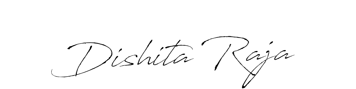 Use a signature maker to create a handwritten signature online. With this signature software, you can design (Antro_Vectra) your own signature for name Dishita Raja. Dishita Raja signature style 6 images and pictures png