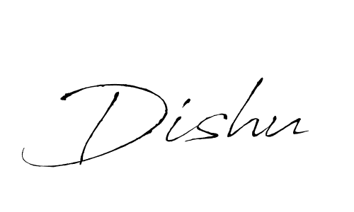The best way (Antro_Vectra) to make a short signature is to pick only two or three words in your name. The name Dishu include a total of six letters. For converting this name. Dishu signature style 6 images and pictures png