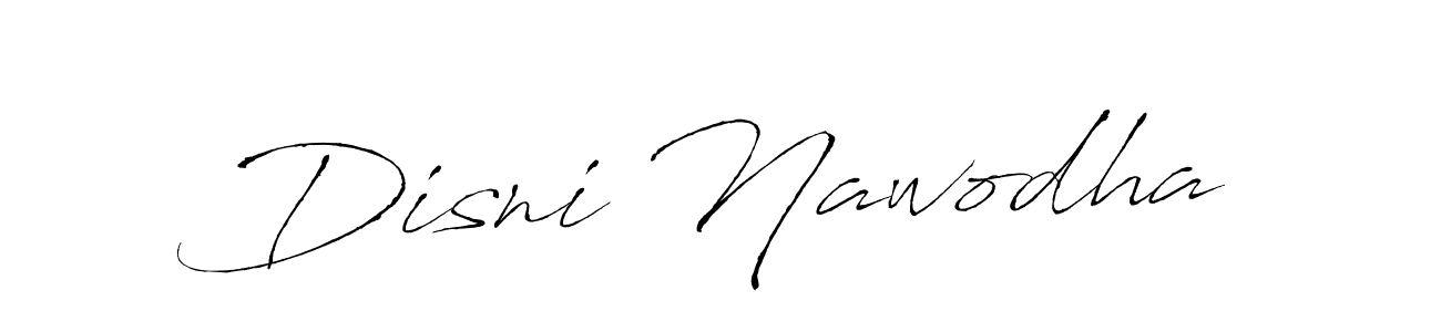 Use a signature maker to create a handwritten signature online. With this signature software, you can design (Antro_Vectra) your own signature for name Disni Nawodha. Disni Nawodha signature style 6 images and pictures png