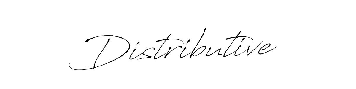 Distributive stylish signature style. Best Handwritten Sign (Antro_Vectra) for my name. Handwritten Signature Collection Ideas for my name Distributive. Distributive signature style 6 images and pictures png