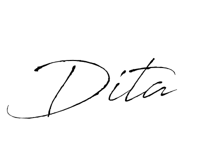 Create a beautiful signature design for name Dita. With this signature (Antro_Vectra) fonts, you can make a handwritten signature for free. Dita signature style 6 images and pictures png