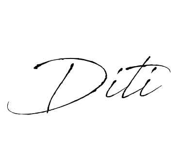 Also we have Diti name is the best signature style. Create professional handwritten signature collection using Antro_Vectra autograph style. Diti signature style 6 images and pictures png