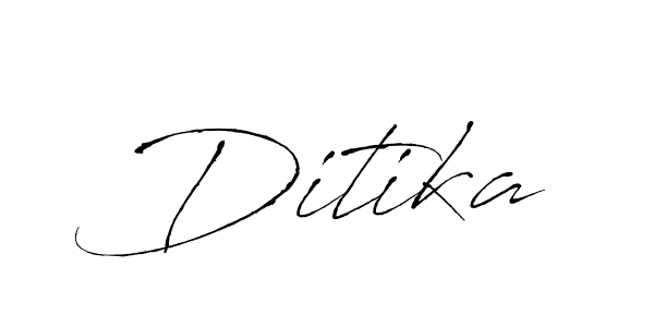 Ditika stylish signature style. Best Handwritten Sign (Antro_Vectra) for my name. Handwritten Signature Collection Ideas for my name Ditika. Ditika signature style 6 images and pictures png