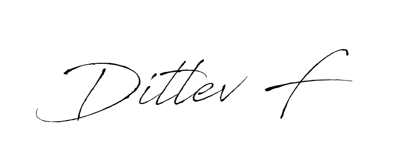 How to Draw Ditlev F signature style? Antro_Vectra is a latest design signature styles for name Ditlev F. Ditlev F signature style 6 images and pictures png