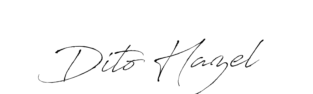 Also You can easily find your signature by using the search form. We will create Dito Hazel name handwritten signature images for you free of cost using Antro_Vectra sign style. Dito Hazel signature style 6 images and pictures png