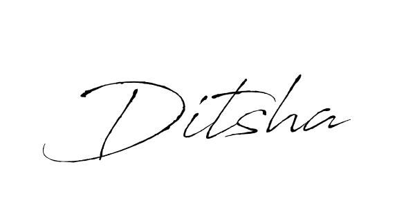 You should practise on your own different ways (Antro_Vectra) to write your name (Ditsha) in signature. don't let someone else do it for you. Ditsha signature style 6 images and pictures png