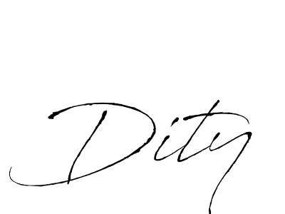 Make a beautiful signature design for name Dity. Use this online signature maker to create a handwritten signature for free. Dity signature style 6 images and pictures png