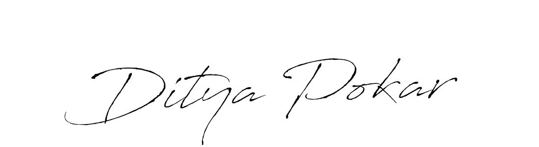 Make a beautiful signature design for name Ditya Pokar. Use this online signature maker to create a handwritten signature for free. Ditya Pokar signature style 6 images and pictures png