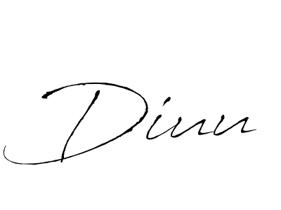 You should practise on your own different ways (Antro_Vectra) to write your name (Diuu) in signature. don't let someone else do it for you. Diuu signature style 6 images and pictures png