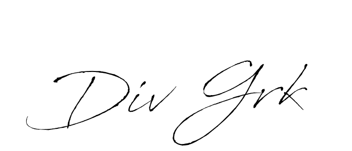 Similarly Antro_Vectra is the best handwritten signature design. Signature creator online .You can use it as an online autograph creator for name Div Grk. Div Grk signature style 6 images and pictures png