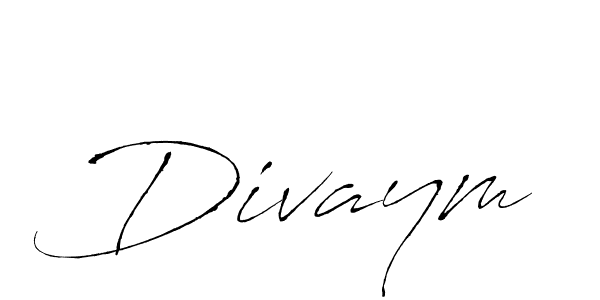 How to Draw Divaym signature style? Antro_Vectra is a latest design signature styles for name Divaym. Divaym signature style 6 images and pictures png