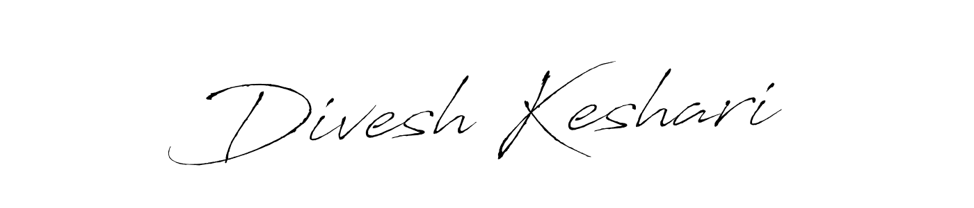 This is the best signature style for the Divesh Keshari name. Also you like these signature font (Antro_Vectra). Mix name signature. Divesh Keshari signature style 6 images and pictures png