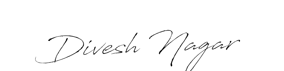 The best way (Antro_Vectra) to make a short signature is to pick only two or three words in your name. The name Divesh Nagar include a total of six letters. For converting this name. Divesh Nagar signature style 6 images and pictures png