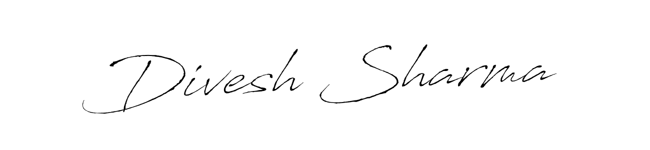 You should practise on your own different ways (Antro_Vectra) to write your name (Divesh Sharma) in signature. don't let someone else do it for you. Divesh Sharma signature style 6 images and pictures png