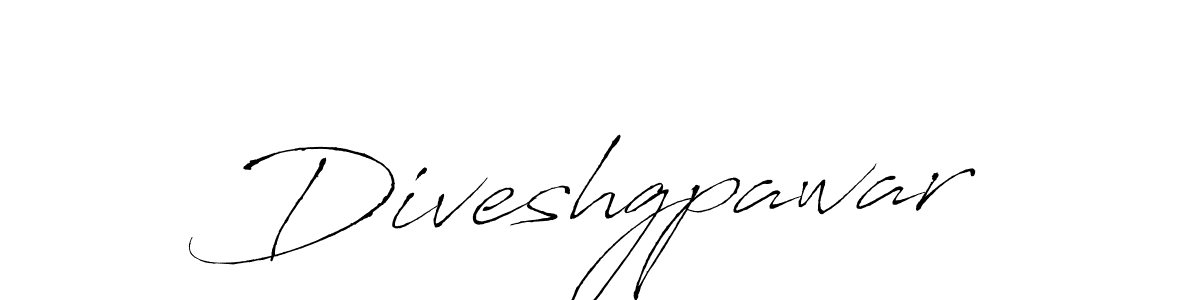 Create a beautiful signature design for name Diveshgpawar. With this signature (Antro_Vectra) fonts, you can make a handwritten signature for free. Diveshgpawar signature style 6 images and pictures png