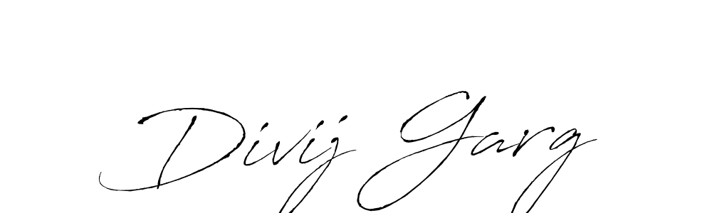 Use a signature maker to create a handwritten signature online. With this signature software, you can design (Antro_Vectra) your own signature for name Divij Garg. Divij Garg signature style 6 images and pictures png