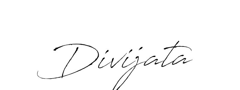 Design your own signature with our free online signature maker. With this signature software, you can create a handwritten (Antro_Vectra) signature for name Divijata. Divijata signature style 6 images and pictures png